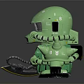 Modern Robot Machine Force Mechanical Force 3d model