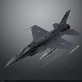 Advanced Gray Jet Fighter With Missiles For Aerospace Exploration