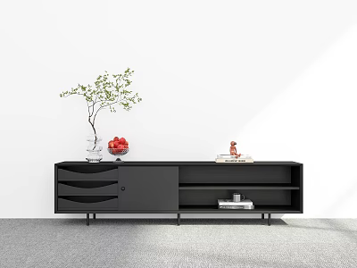 Modern TV Cabinet Floor TV Cabinet TV Cabinet TV Cabinet Side Cabinet 3d model