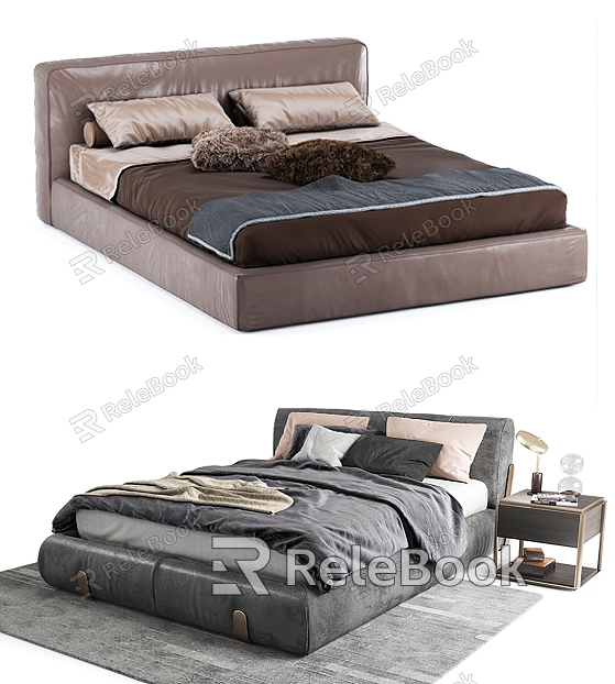 Modern Double Bed model