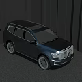 Dark Gray SUV With Sleek Exterior Design Modern Front Grille And Alloy Wheels