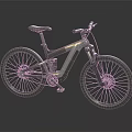 Shiny Modern Electric Bicycle With Metallic Finish Ergonomic Saddle And Wide Mountain Bike Tires