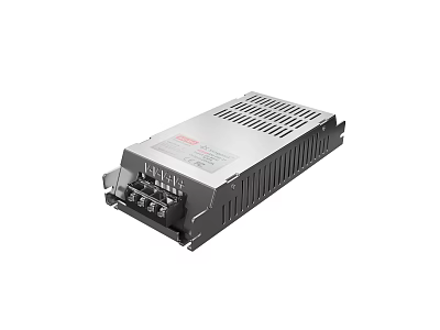 Projection Monitoring Industrial Power Supply Unit with Efficient Cooling and Reliable Performance 3d model