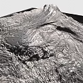 Natural Rugged Mountain Landscape With Rocky Terrain And Sunlit Textures