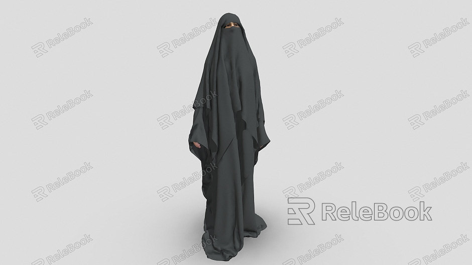 Arab women in robes black robes clothes Middle Eastern woman model