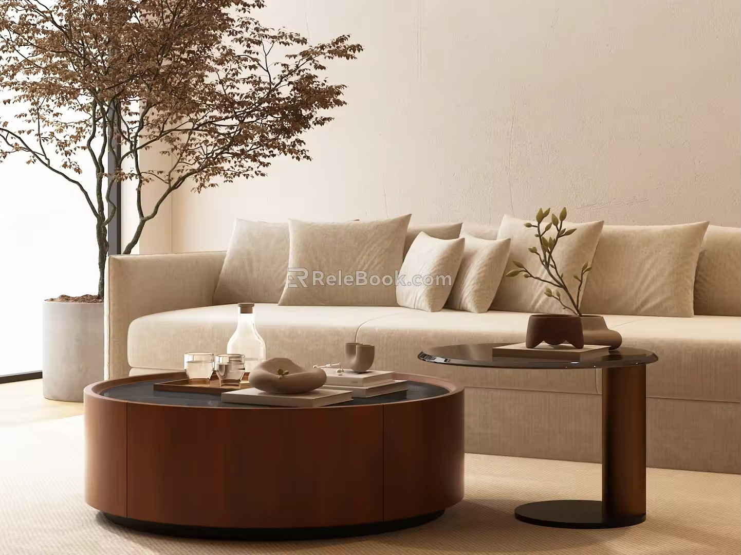 Coffee Table Combination Modern Coffee Table Combination Italian Style Coffee Table Combination Plant Modern French Style Coffee Table Combination Coffee Table Decoration Italian Style Sofa Coffee Table Combination 3d model