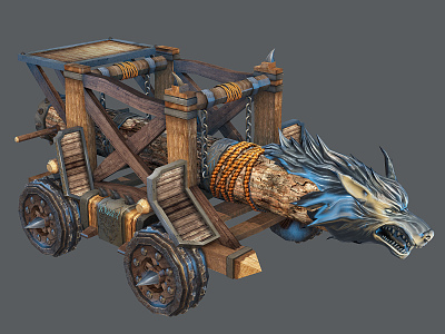 Chinese Siege Vehicle model