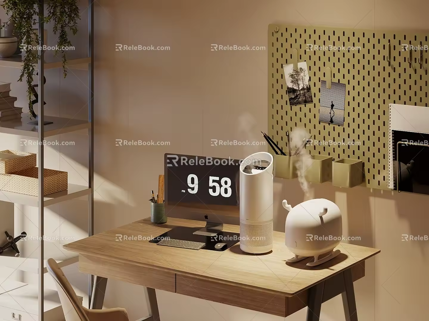 Humidifier Mini Humidifier Air Purifier 3d model