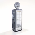 Vintage Style Mobile Digital Products Display Cabinet With Glass Door And Classic Design