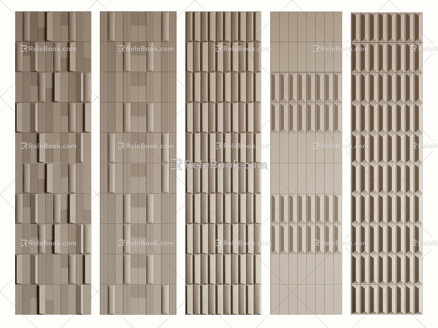 Tile wall panel ceramic tile wall wall tile wall panel 3d model