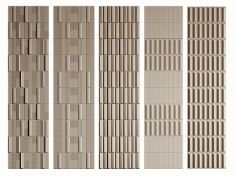 Tile wall panel ceramic tile wall tile wall panel 3d model