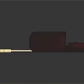 Modern Dagger Sword 3d model