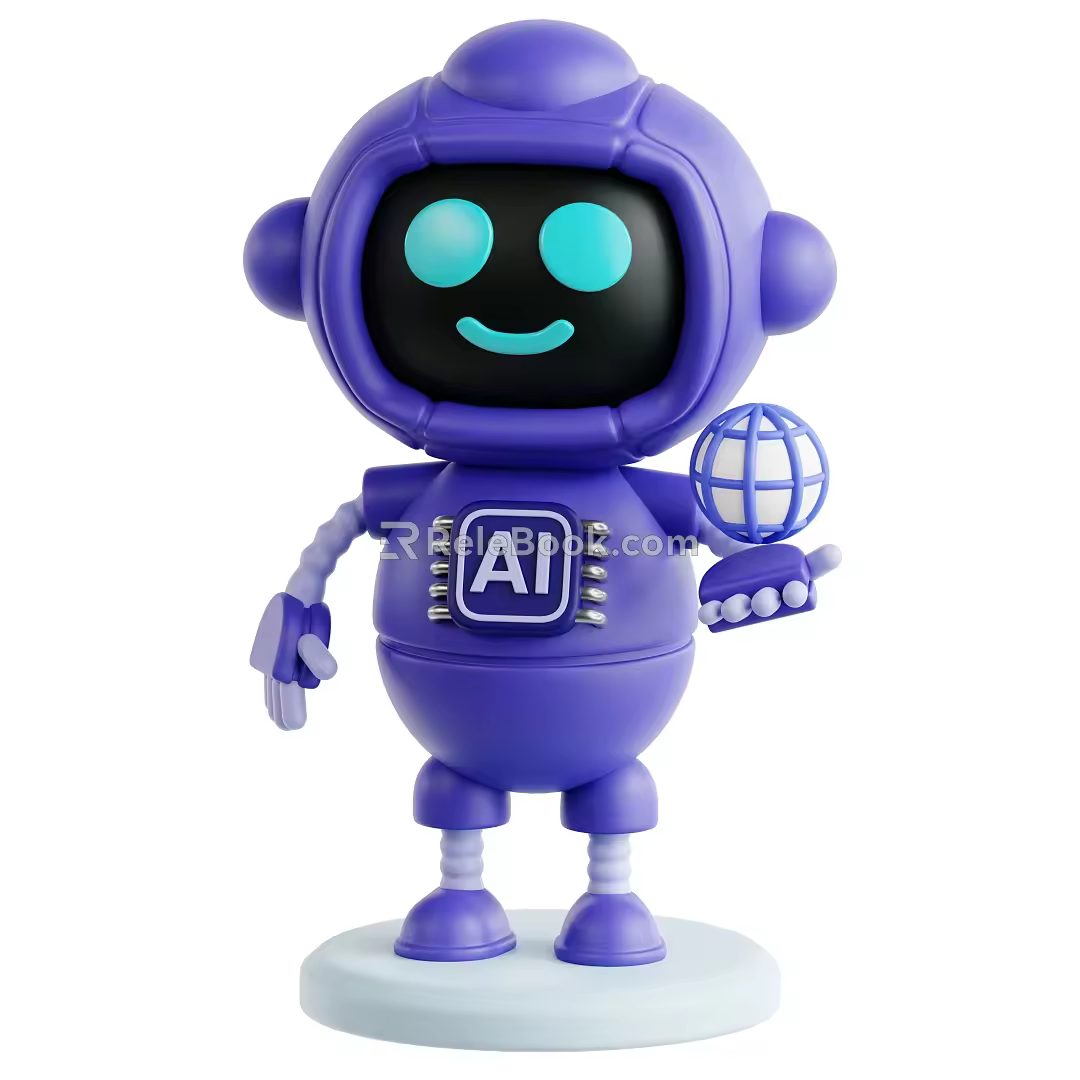 Modern Robot Intelligent Robot Cartoon Robot Animation Robot 3d model