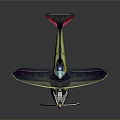 Colorful Biplane Model With Aerospace Design For Space Education