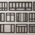 new window combination new window new casement window new window frame 3d model