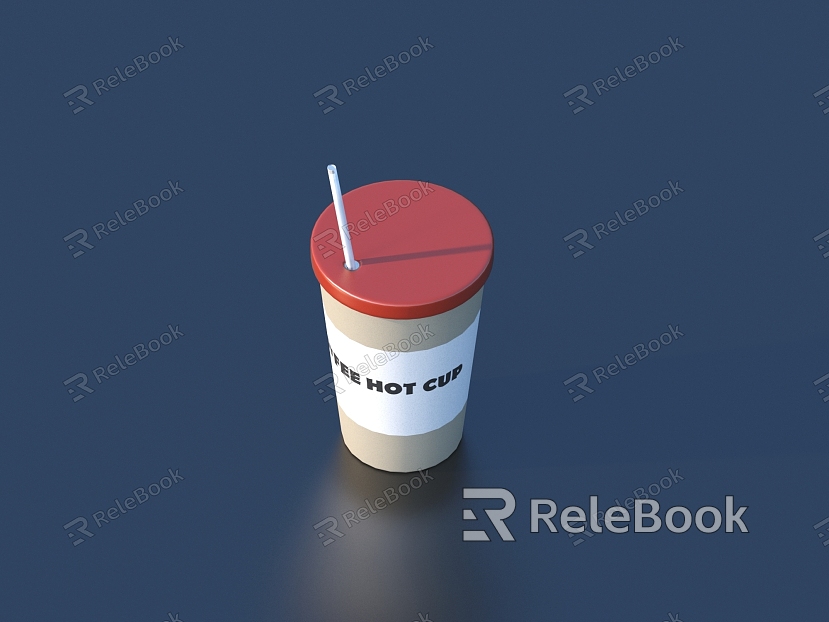 Cup milk tea beverage daily necessities model