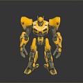 Bumblebee Transformers Robot Robot Robot Toy Sci-Fi Robot Figure 3d model