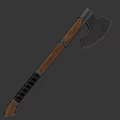 Weapons Medieval Axe 3d model