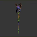 Scepter Ancient Scepter Cane Ancient Scepter Magic Scepter Metal Scepter Classical Scepter Magic Scepter 3d model
