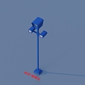 Surveillance camera probe 3d model