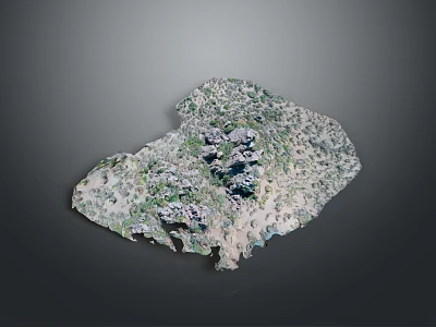 Geography, topography, mountain shape, ridge, ridge, valley, mountain range, canyon, geomorphology, mountain peak, mountain body 3d model