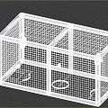 Kids Football Goal Play Equipment With Red Blue Frame Green Turf And White Net