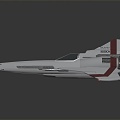 Modern Fighter Fighter Fighter Sci-fi Fighter 3d model