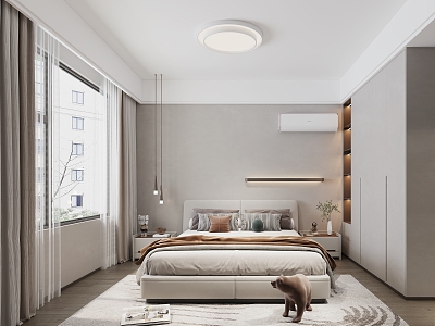 Modern Bedroom 3d model