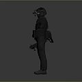 Modern SWAT Special Police 3d model