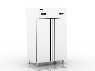 Modern Fridge Freezer 3d model