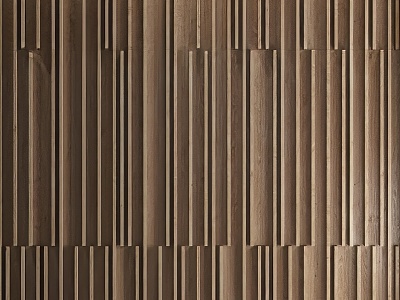 Wood veneer modeling background wall panel wall veneer wall panel great wall panel 3d model