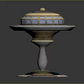 Futuristic Weapon Four Unique Models With Distinctive Base And Top Structures
