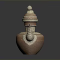 Traditional Ceramic Teapot with Dragon Handle Classic Design for Daily Use Elegant Home Essential