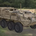 Military Armored Functional Vehicle With Multi Wheel And Protective Armor For Outdoor Terrain