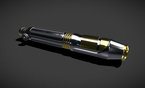 Star Wars Lightsaber by Mace Windu 3d model