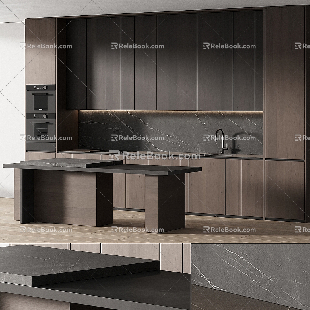 Modern Kitchen 3d model