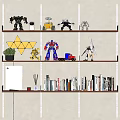 Modern Shelf Laminates 3d model