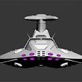 Modern Spaceship Spacecraft 3d model