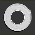 White Mesh Household Tape Roll With Gray Middle Strip For Daily Home Use
