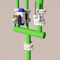 Pipe switch meter 3d model