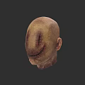 Game and Movie Character Bald Head With Stitched Scars And Horror Features