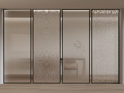 18 modern partition porch partition glass partition 3d model