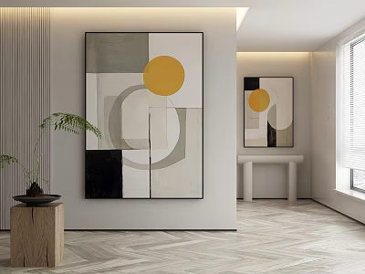 decorative painting 3d model