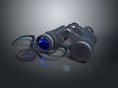 Professional Commercial Equipment Binoculars with High Definition Optical Lenses for Outdoor Use 3d model