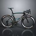High Performance Carbon Fiber Road Bicycle With Streamlined Design And Dynamic Wheels 3d model