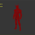 Futuristic Blue Superhero Armor With Yellow Accents And Modern Design