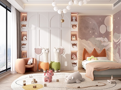 Modern Children's Room 3d model