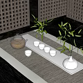 New Chinese Tea Set Teapot Teacup 3d model