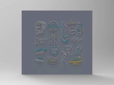 Modern decorative lamp 3d model Modern decorative lamp 3d model