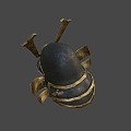 Samurai Helmet 3d model